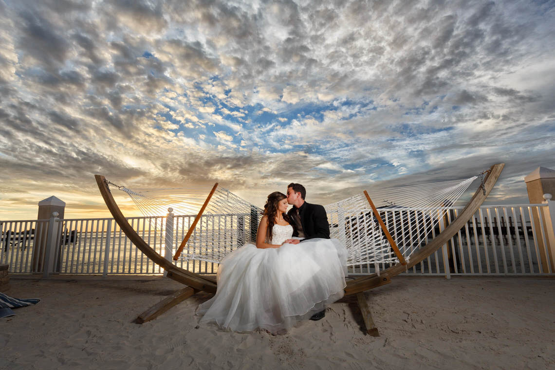 sunset naples wedding photographer